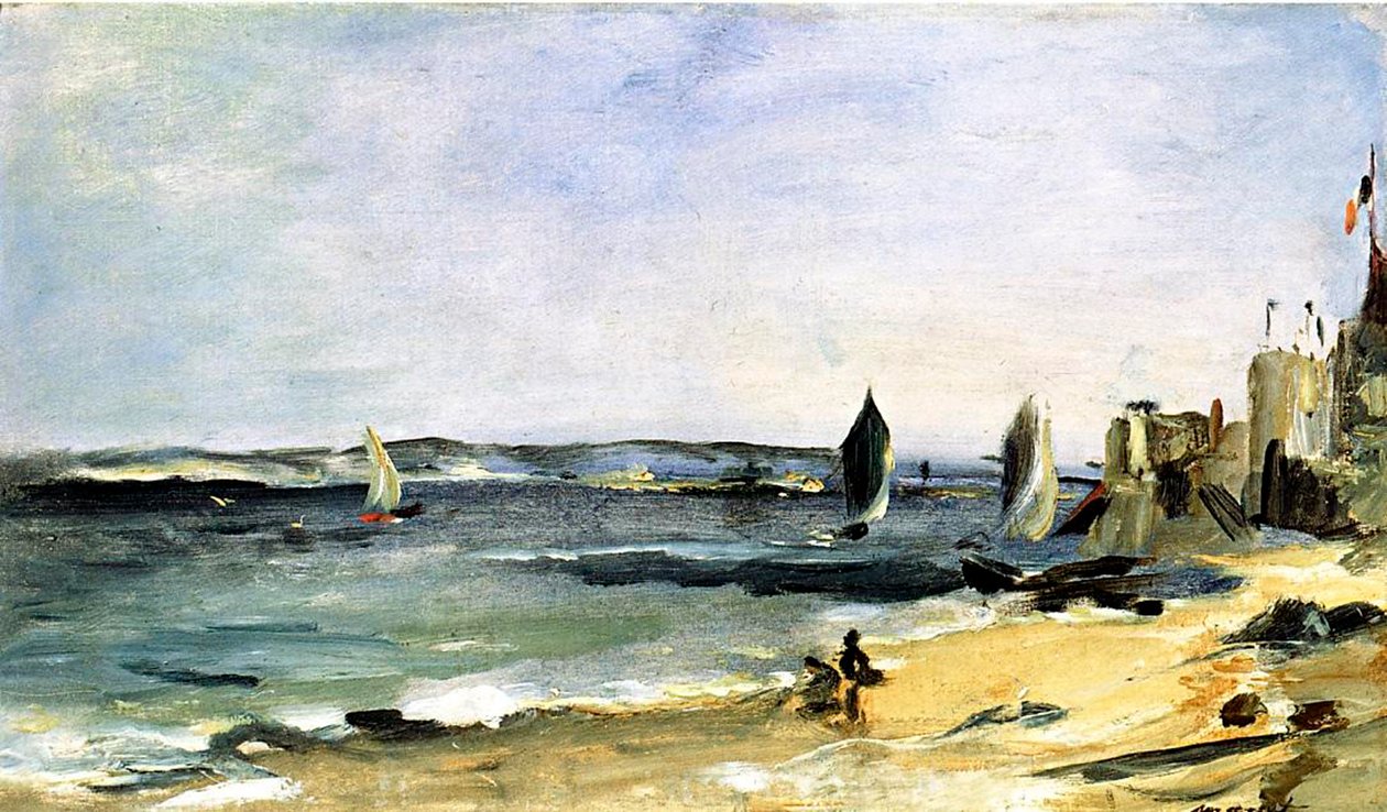 Havkysten, Arcachon, 1871 af Édouard Manet