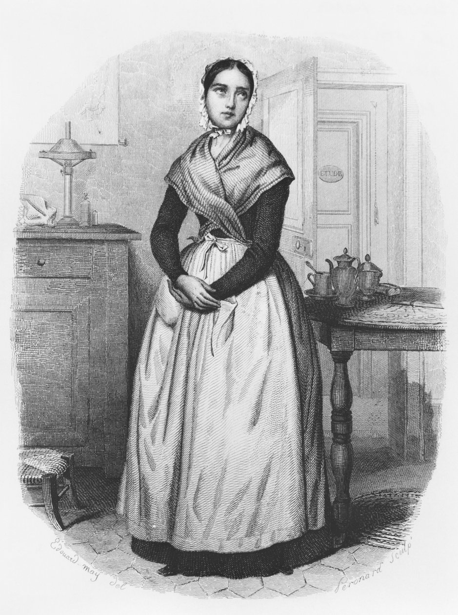 Tjeneren Louise Morel, illustration fra 