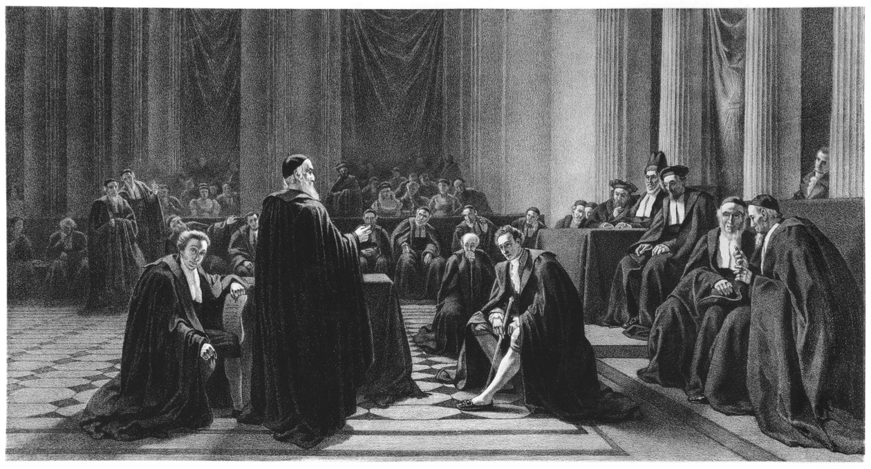 Det store sanhedrin for de franske israelitter, 4. februar 1807 af Edouard Moyse