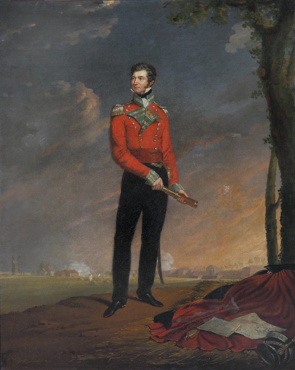Major Sir Neil Campbell, 1819 af Edouard Pingret