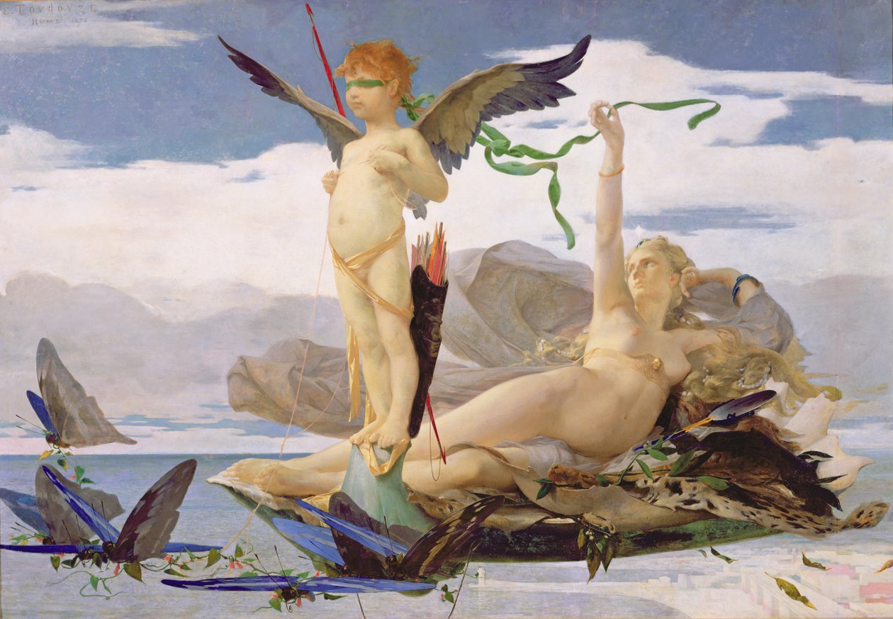 Eros og Afrodite af Edouard Toudouze