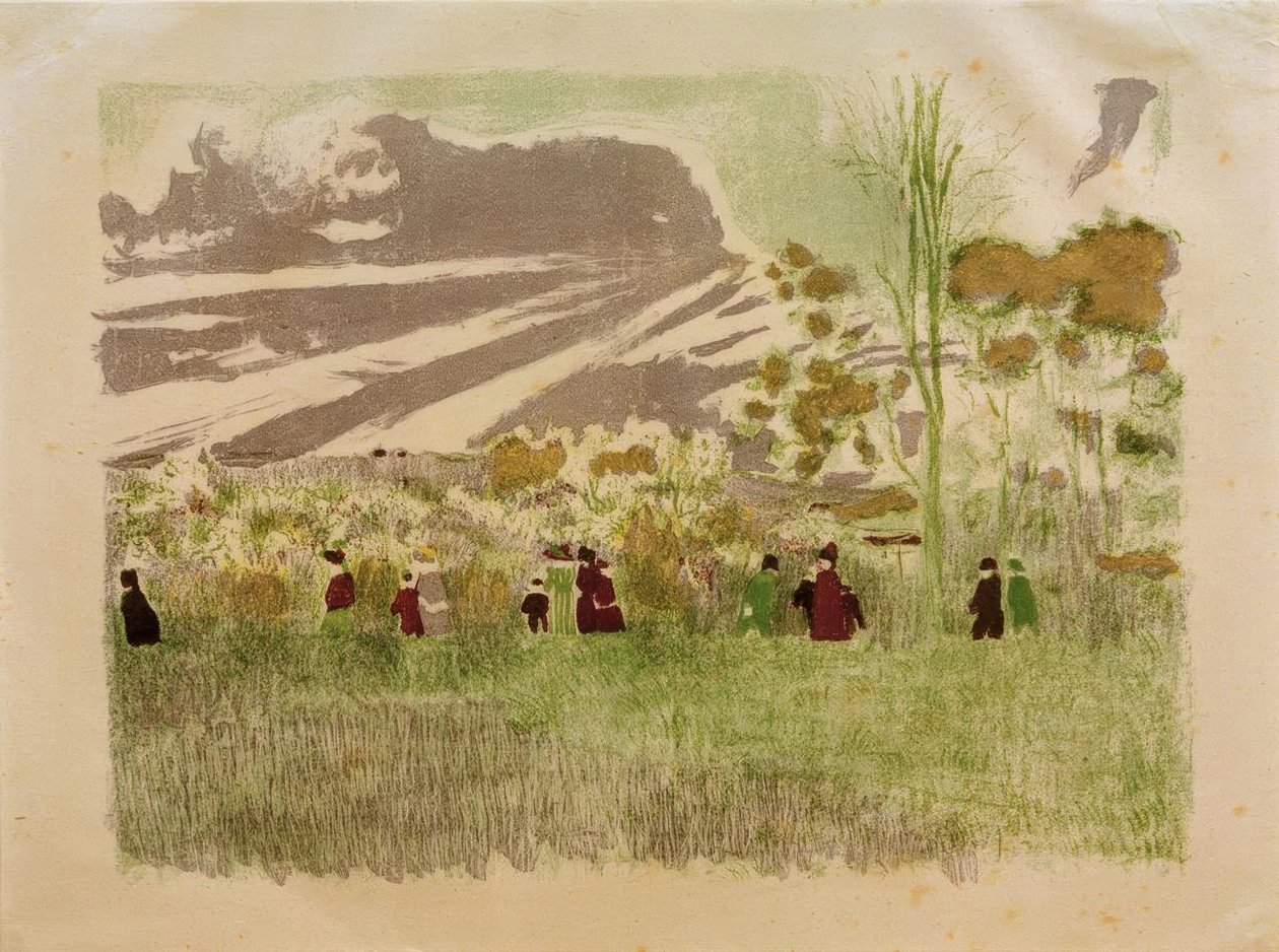 På tværs af landet af Edouard Vuillard