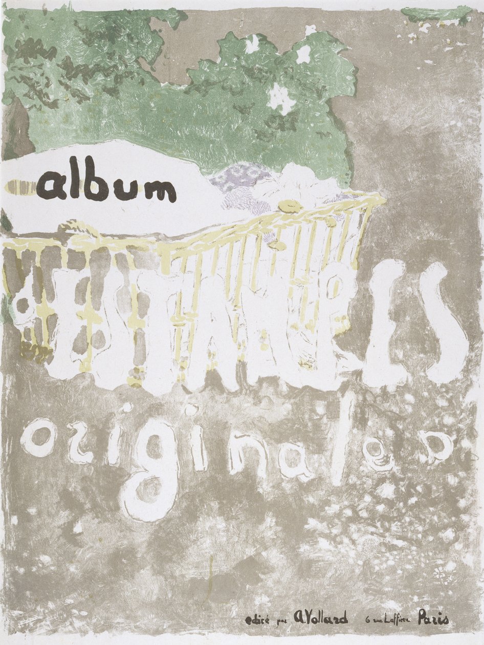 Cover til Ambrose Vollards Album of Prints, 1898 af Edouard Vuillard