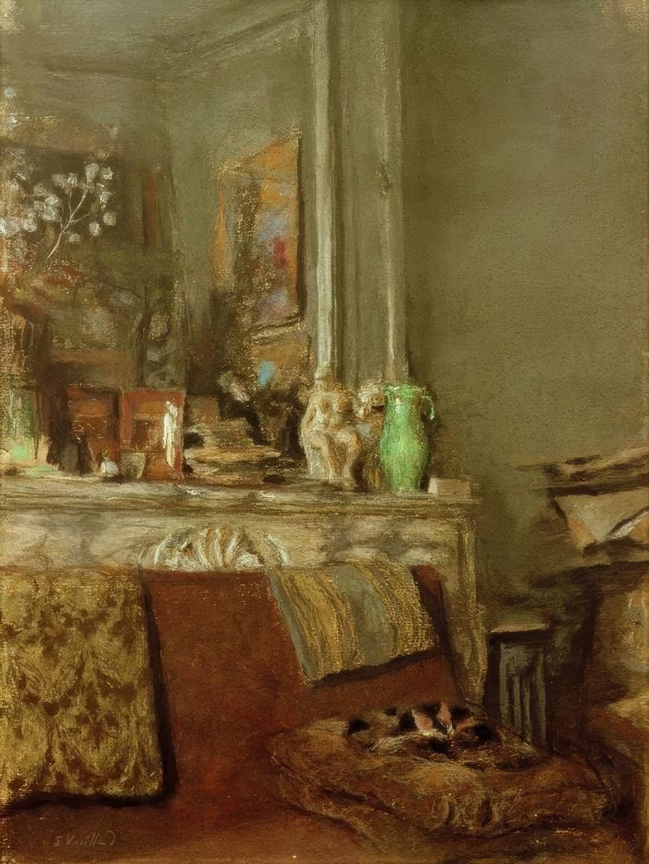 Pejsen ved Vuillard, sted Vintimille af Edouard Vuillard