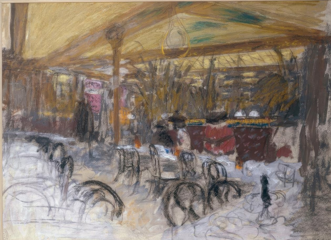 Café Wepler af Edouard Vuillard