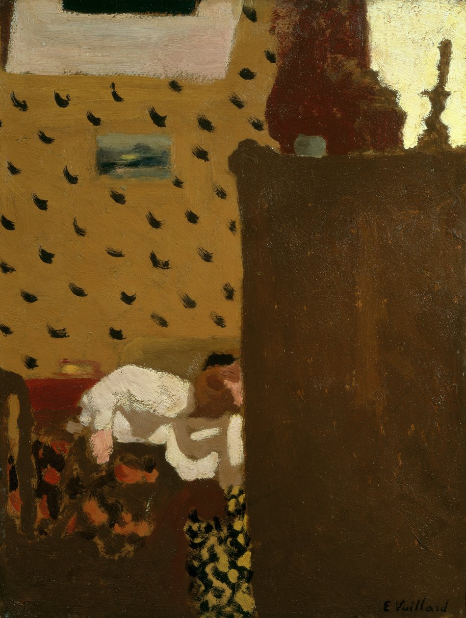 Madame Roussel på Chiffonnieren af Edouard Vuillard