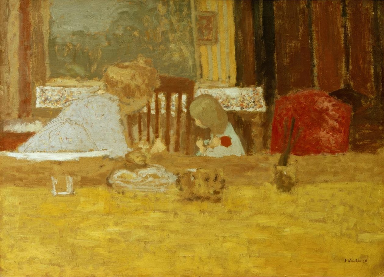 Olga Natanson og hendes datter Marcelle af Edouard Vuillard