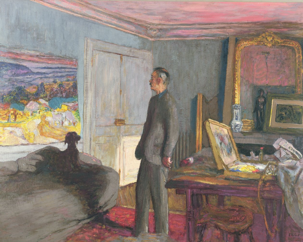 Pierre Bonnard (1867-1947) 1935 af Edouard Vuillard
