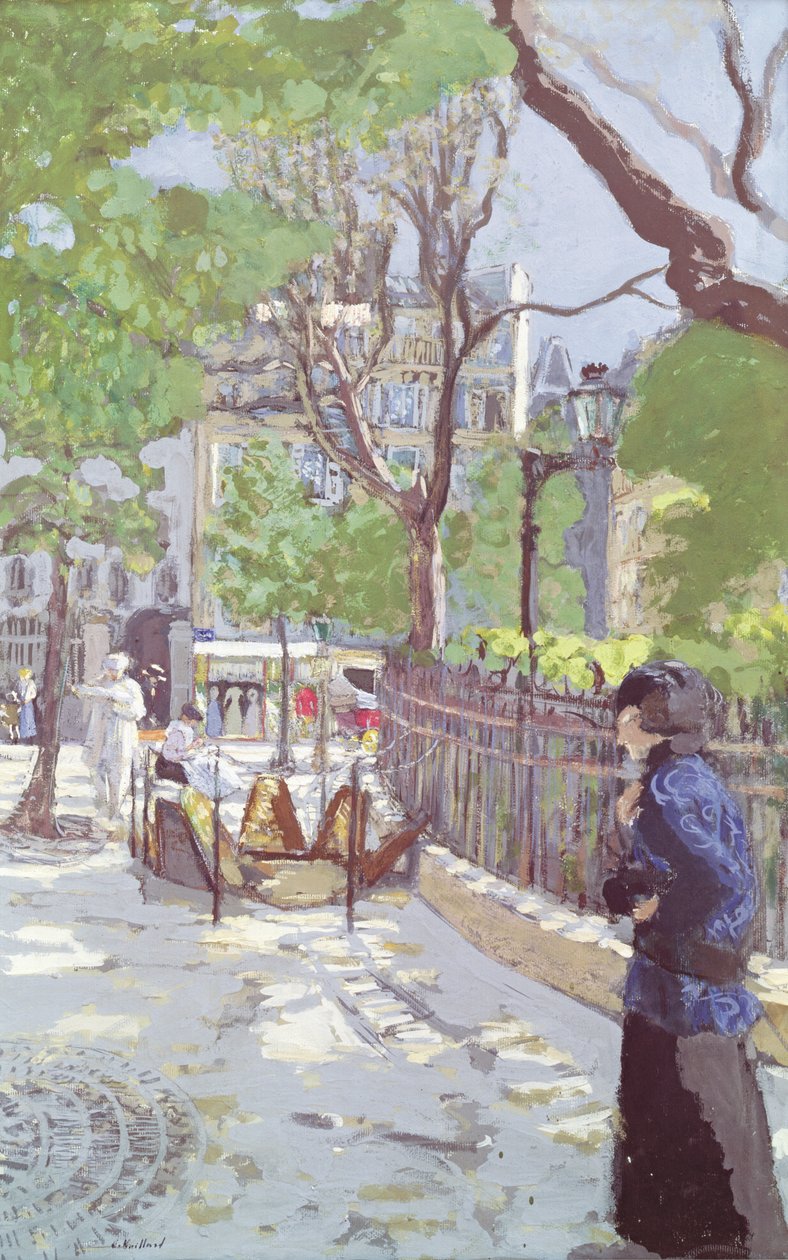 Ventimiglia-pladsen af Edouard Vuillard