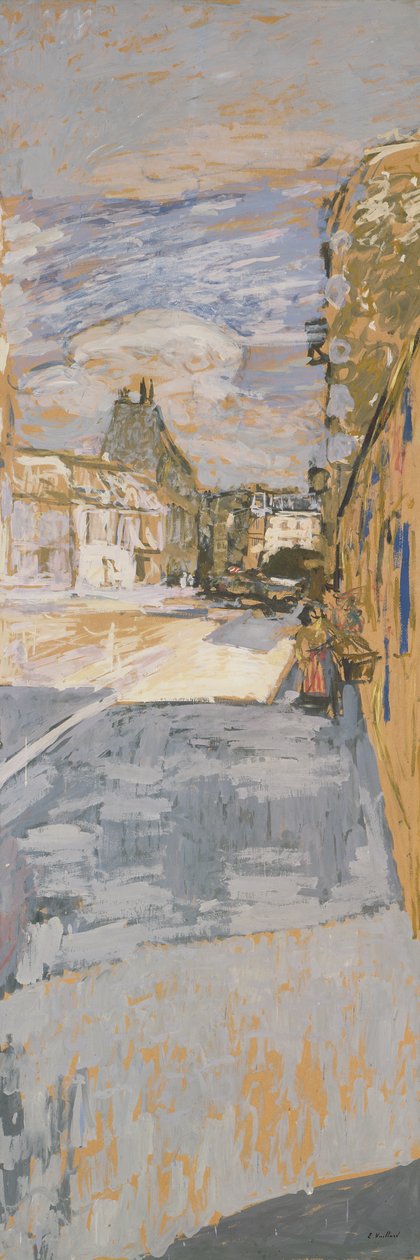 Streets of Paris (panel 2 af 6), ca. 1908 af Edouard Vuillard