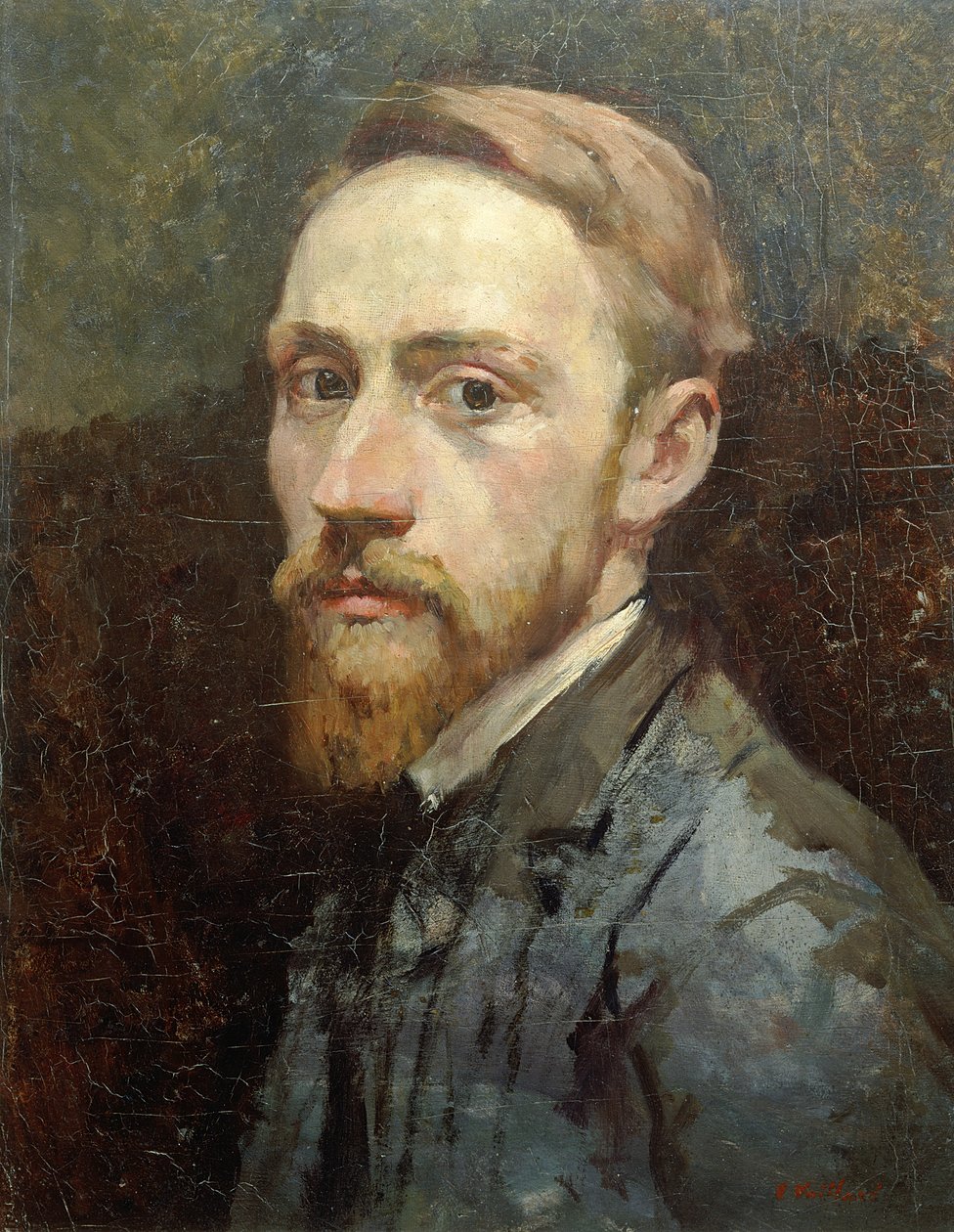 Selvportræt, ca. 1889-90 af Edouard Vuillard