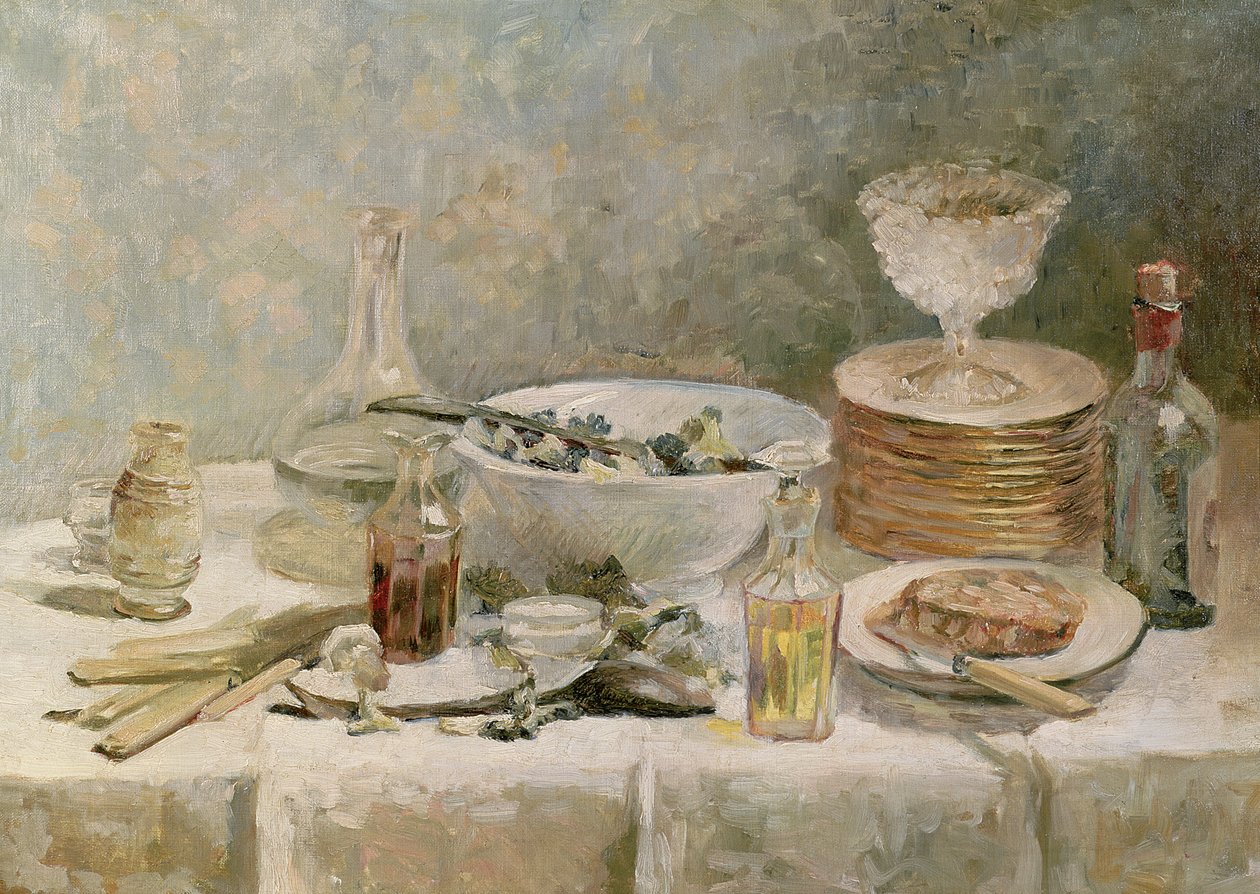 Stilleben med salat, c.1887-88 af Edouard Vuillard