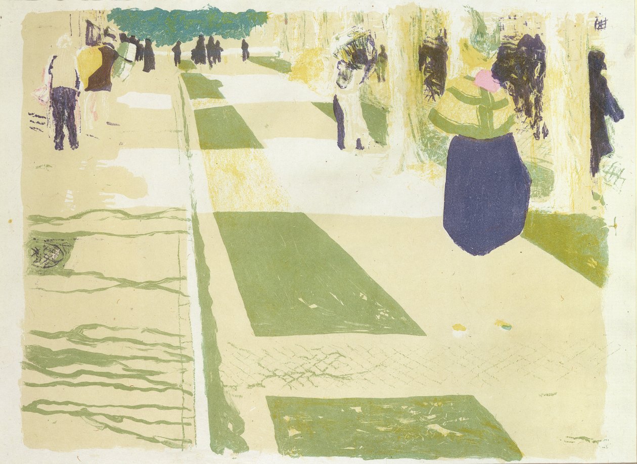 The Avenue, 189899 af Edouard Vuillard