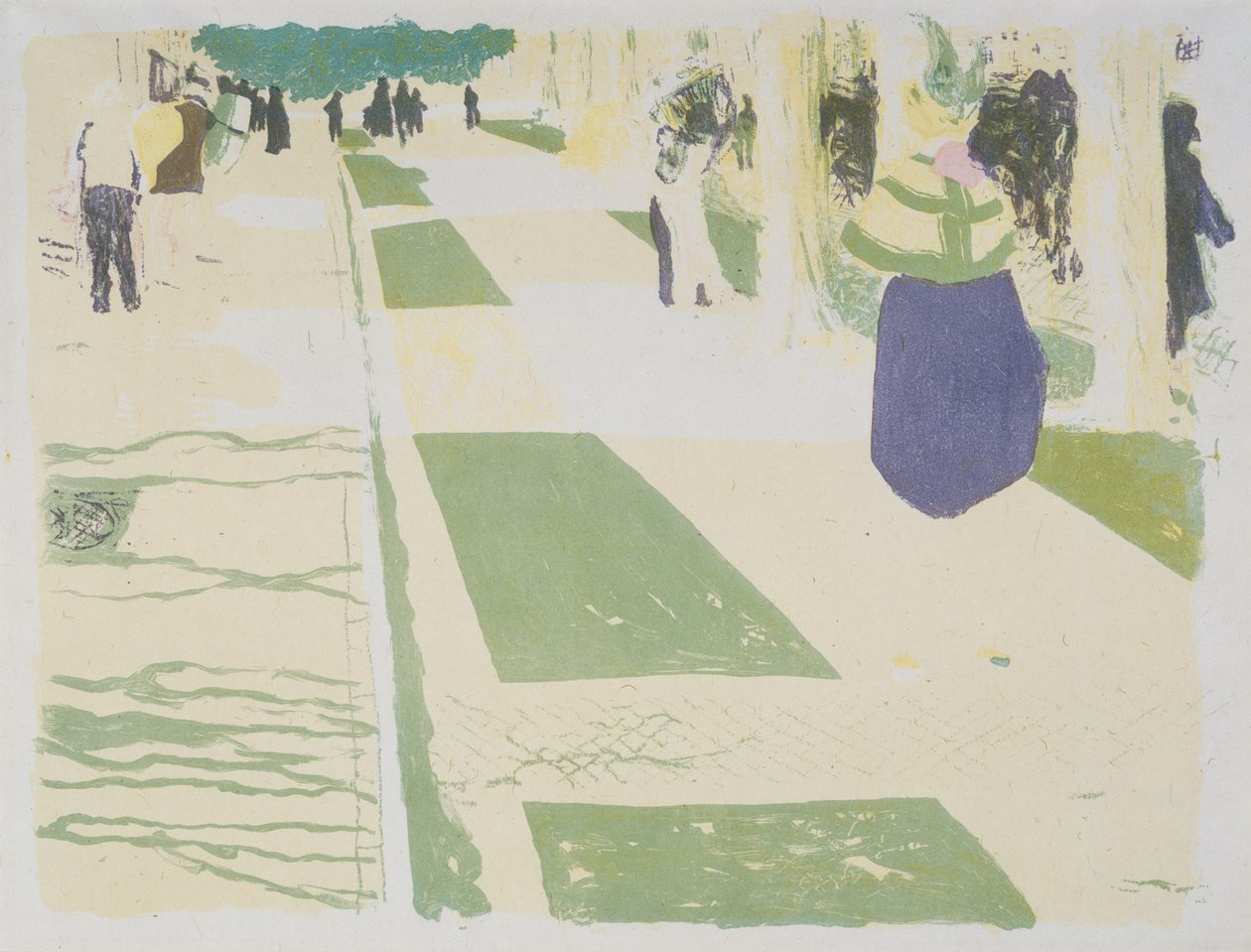 The Avenue, 1899 af Edouard Vuillard