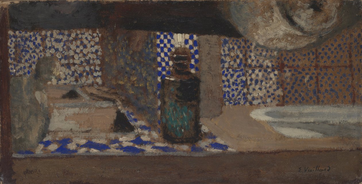 Køkkenet, 1891-92 (olie på pap) af Edouard Vuillard