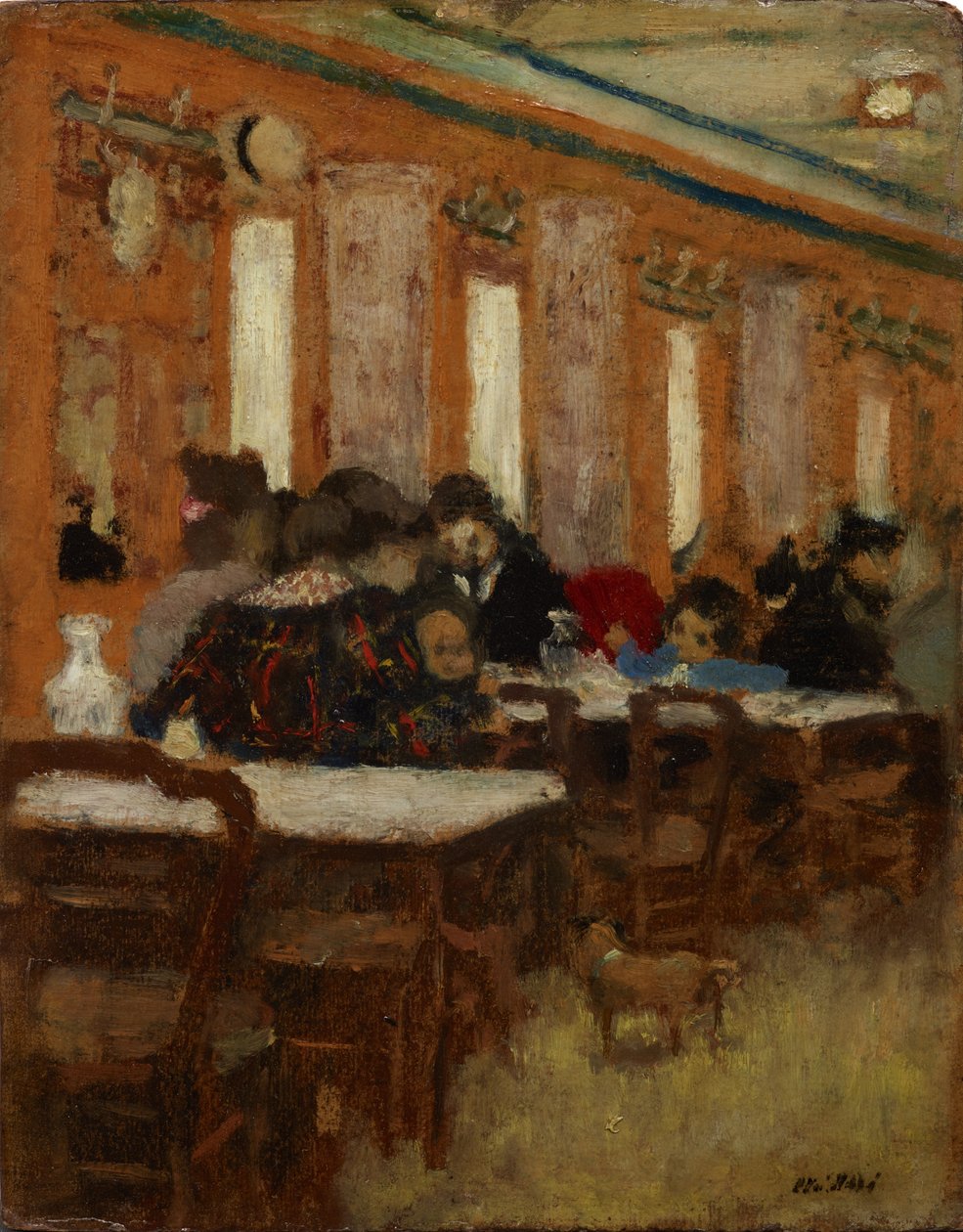 Den lille restaurant af Edouard Vuillard