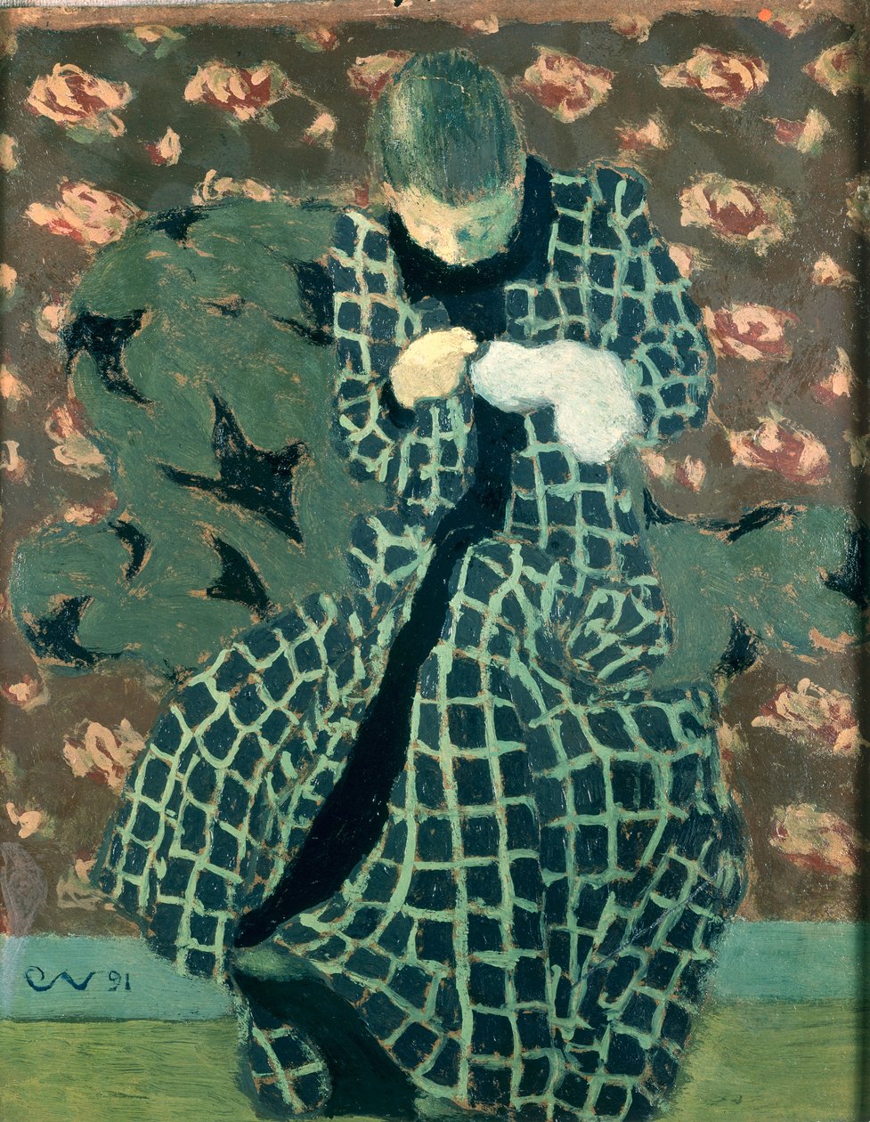 Reparationsmanden, 1891 af Edouard Vuillard