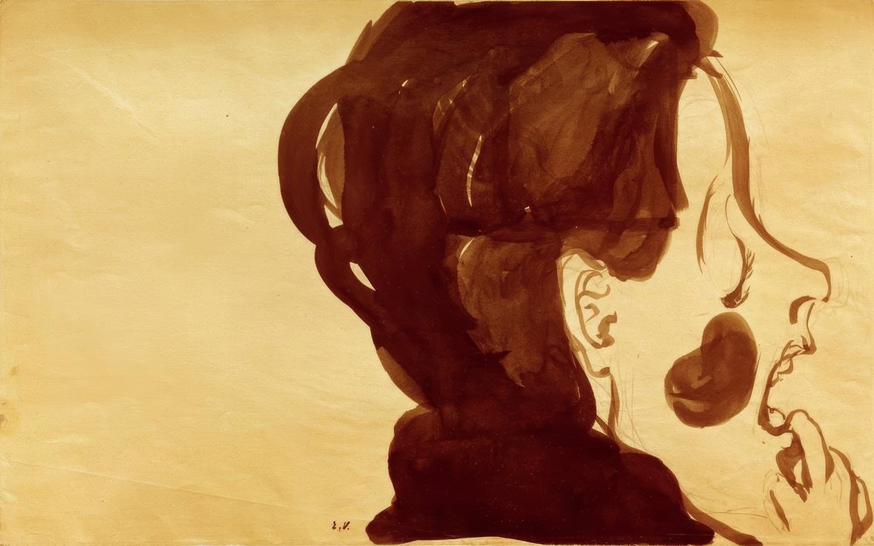 En skuespiller af Edouard Vuillard