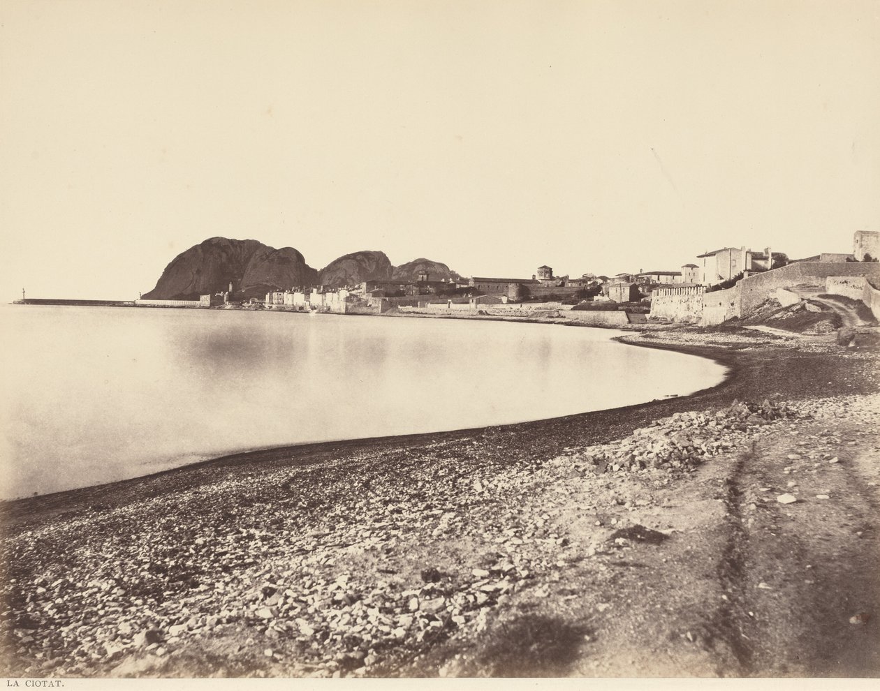 La Ciotat, ca. 1860 (foto) af Edouard Denis Baldus