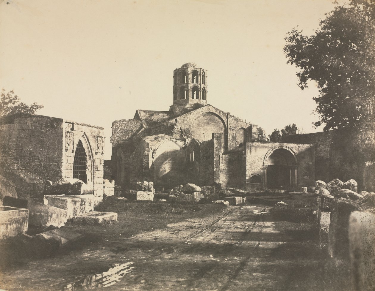 Saint-Honorat, i nærheden af Arles af Edouard Denis Baldus