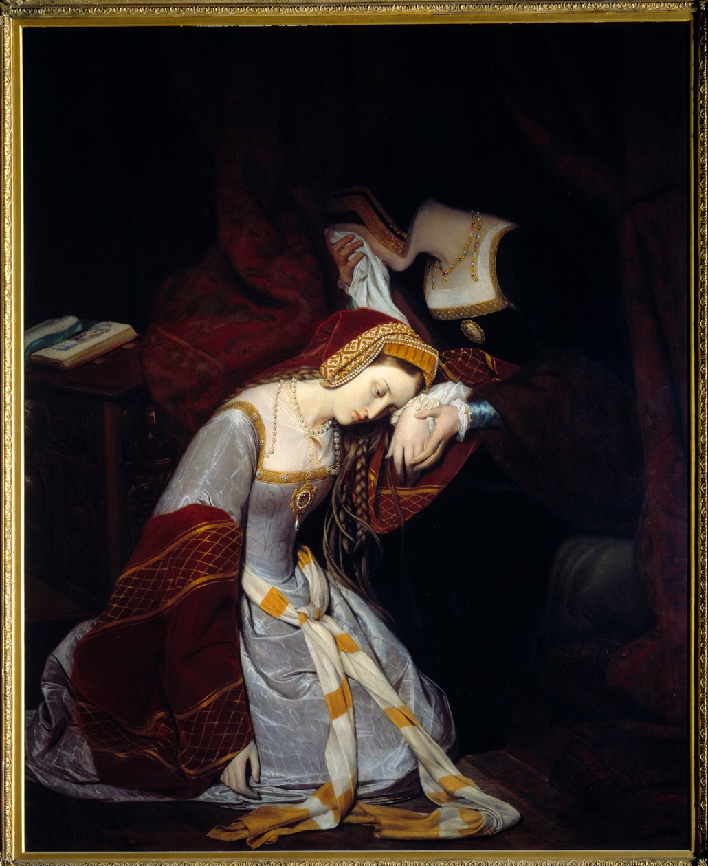 Anne Boleyn i Tower of London (1536) af Edouard (1799 1877) Cibot