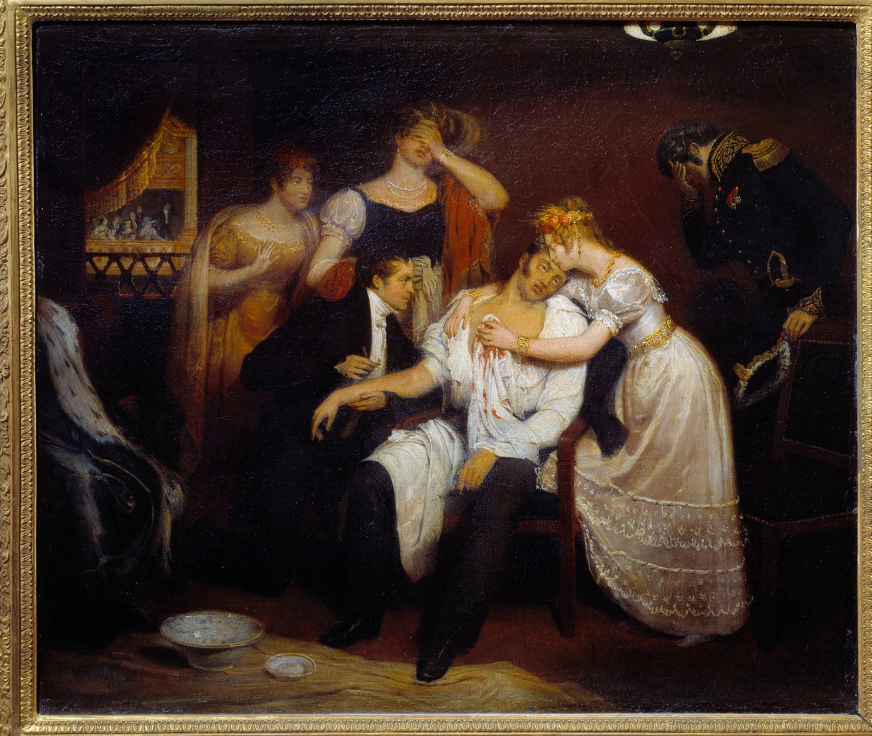 Hertugen af Berrys død (1778-1820) 13/02/1820 på Royal Academy of Music Kong Ludvig XVIII