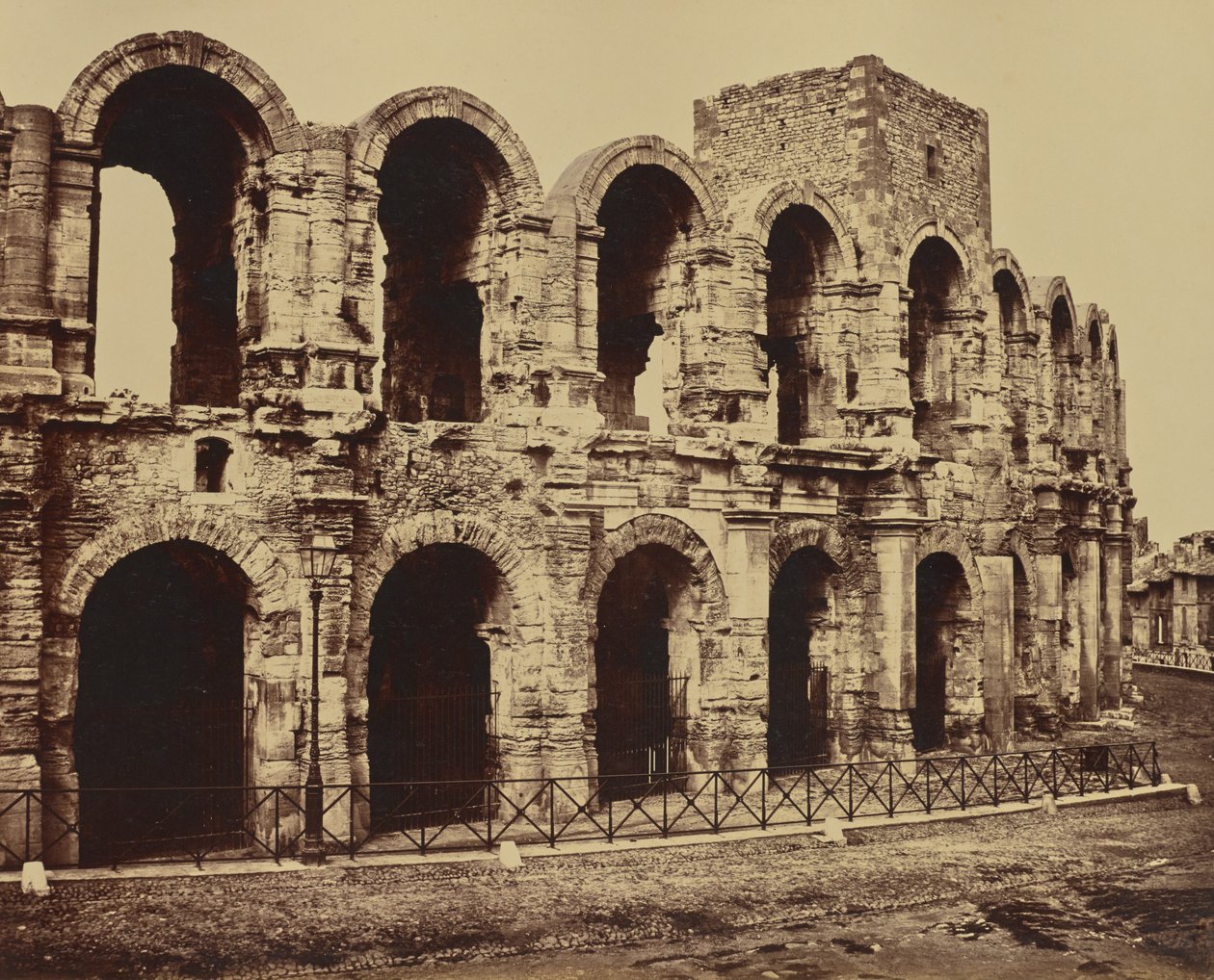 Arles. Amfiteater af Édouard Baldus