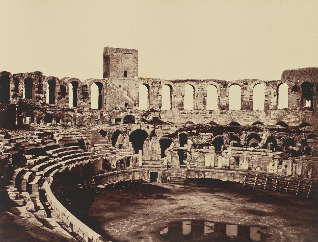 Arles. Amfiteater af Édouard Baldus