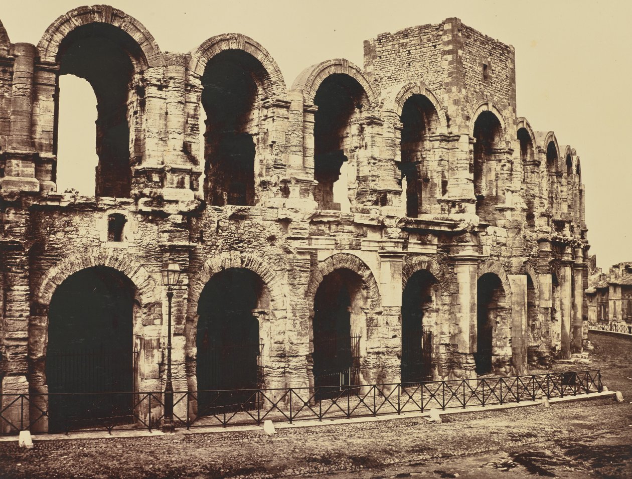 Arles. Amfiteater af Édouard Baldus