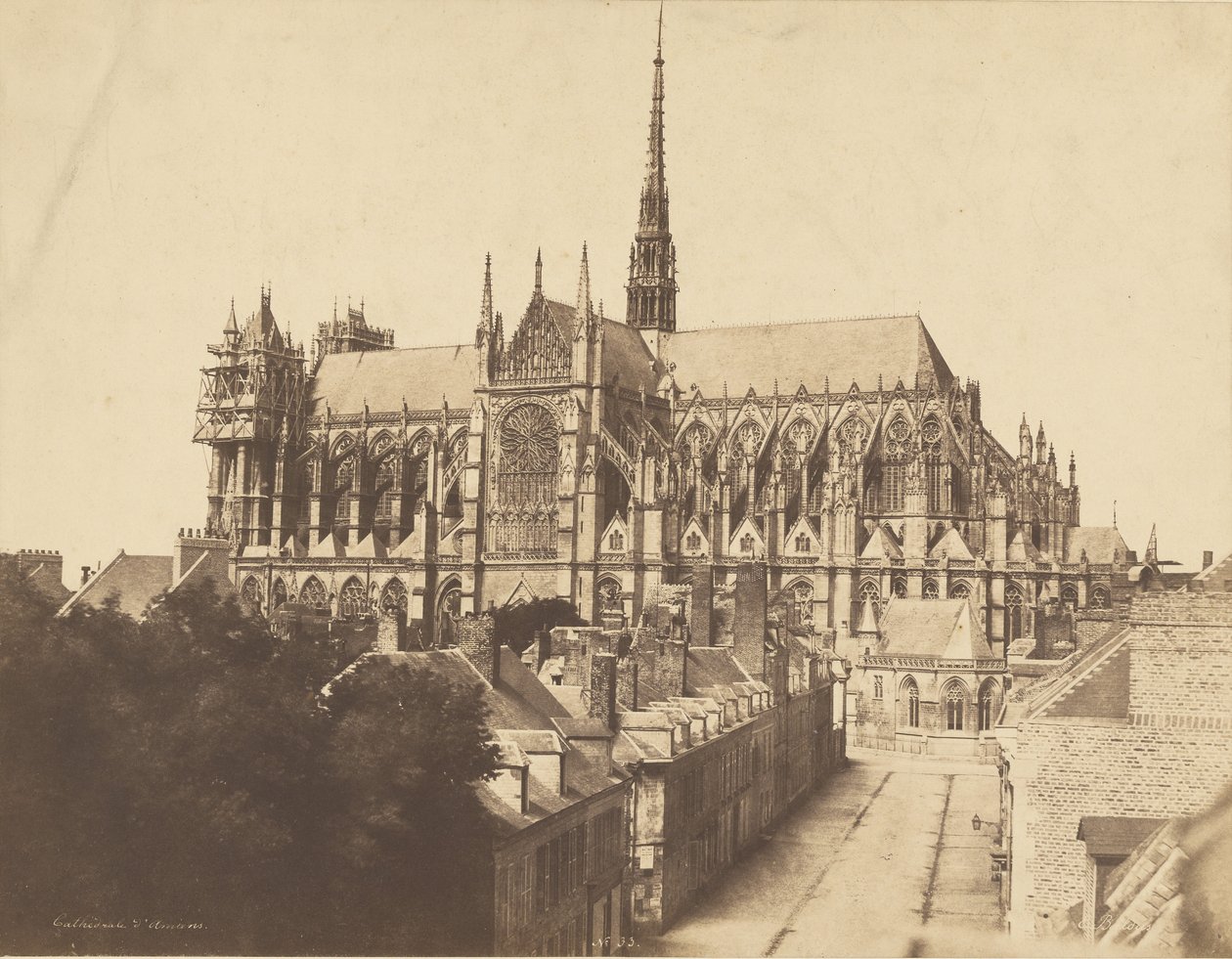 Katedralen i Amiens af Édouard Baldus