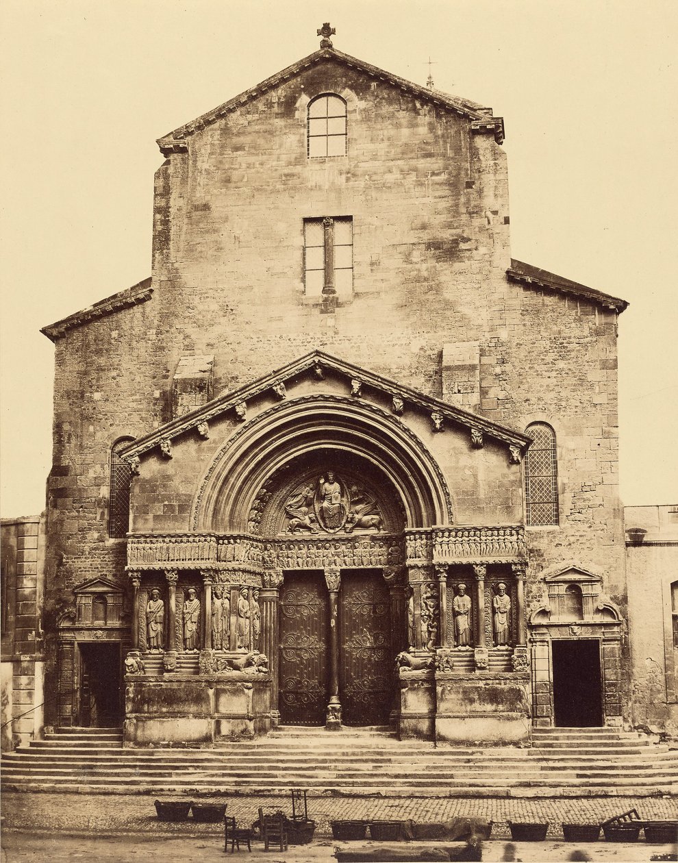 Sankt Trophime-kirken, Arles af Édouard Baldus