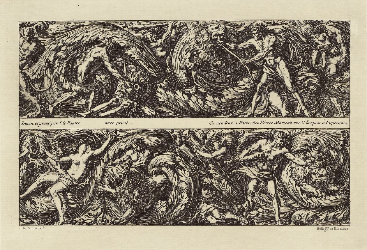 [Design af Jean le Pautre]. af Édouard Baldus