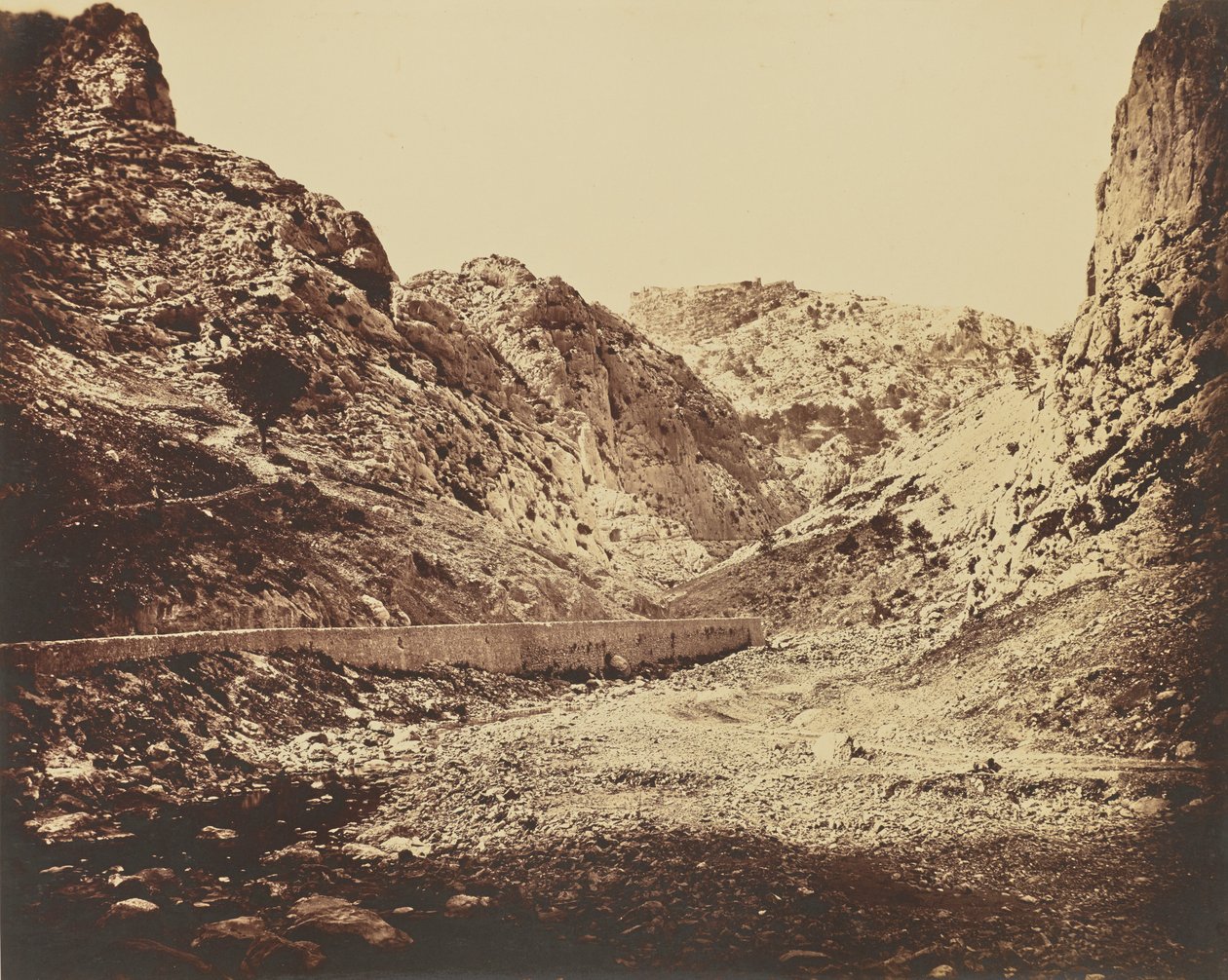 Ollioules-kløfterne. af Édouard Baldus