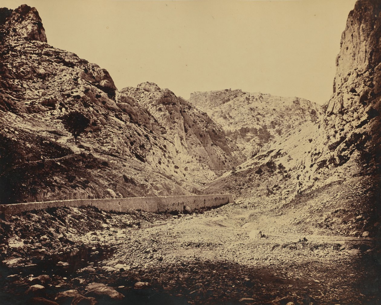 Kløfterne ved Ollioules af Édouard Baldus