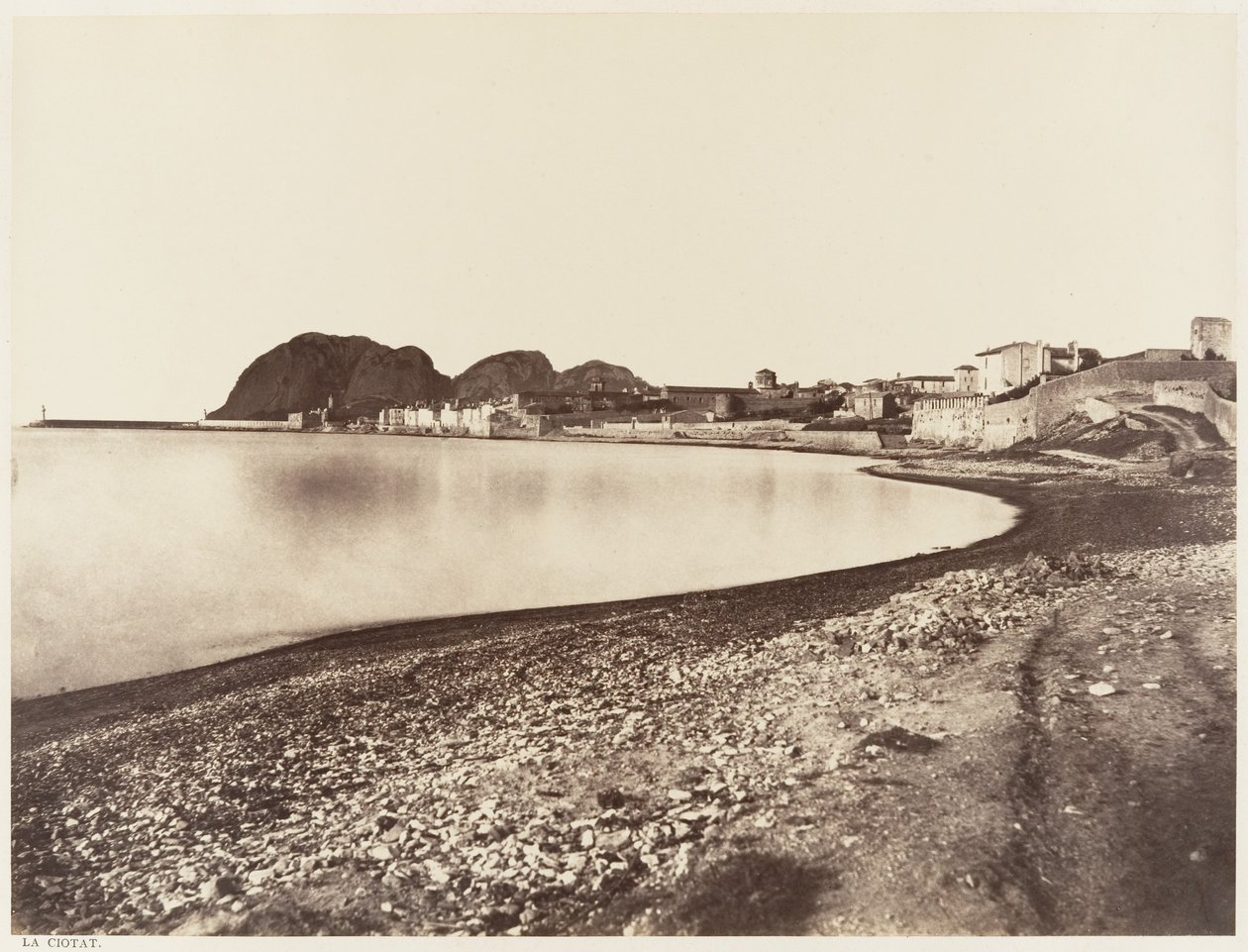 La Ciotat af Édouard Baldus