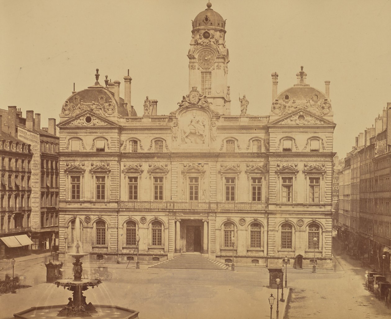Lyon. Rådhuset af Édouard Baldus