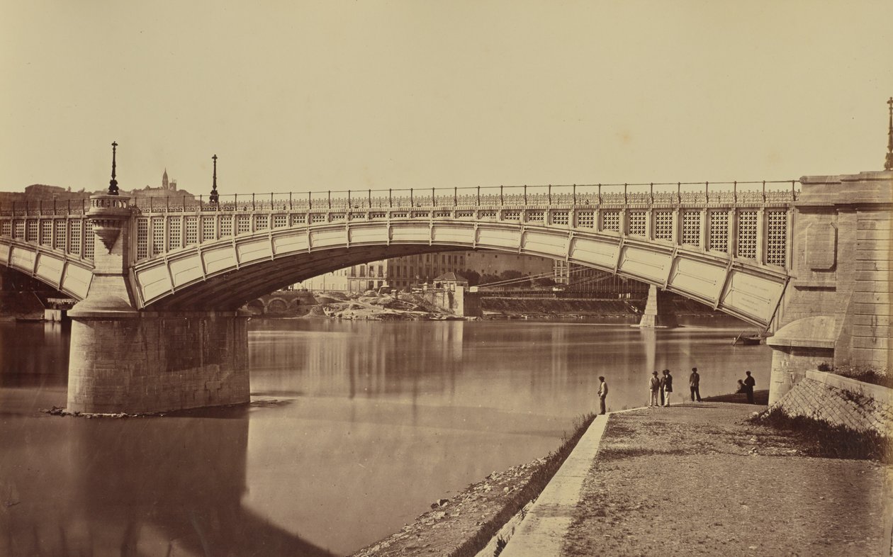 Lyon. Rhône-viadukten af Édouard Baldus