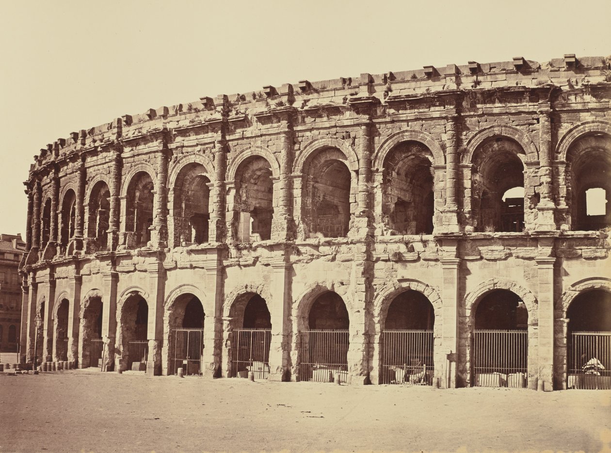 Nîmes. Amfiteater af Édouard Baldus
