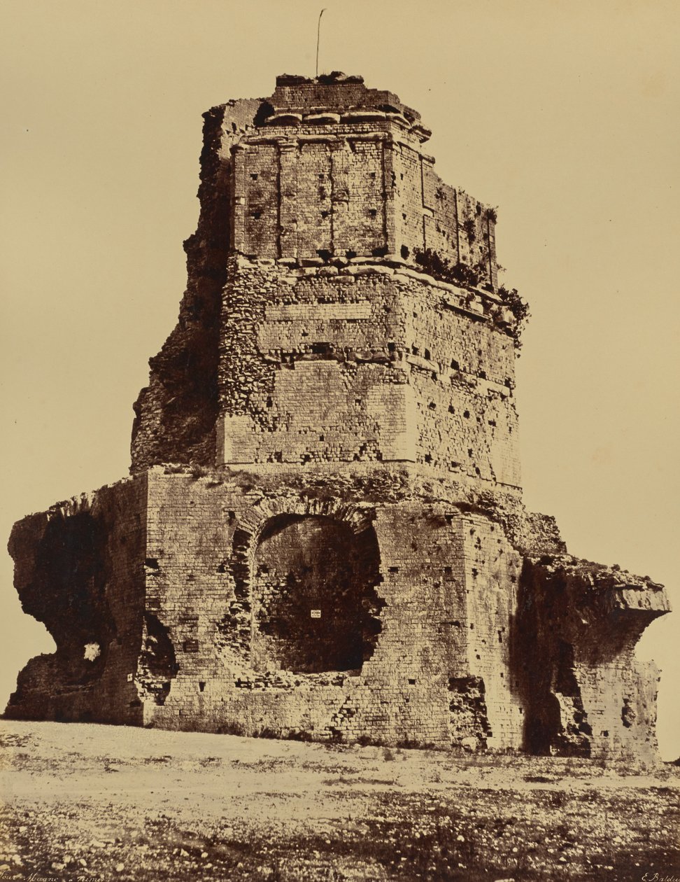 Nîmes. Tour Magne af Édouard Baldus
