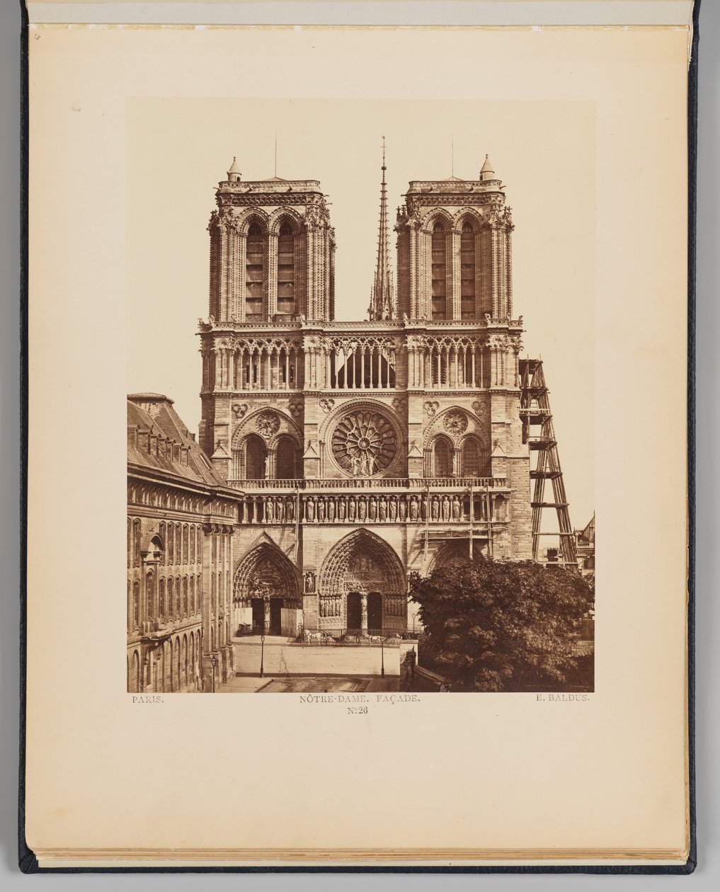 Notre-Dame (facade) af Édouard Baldus