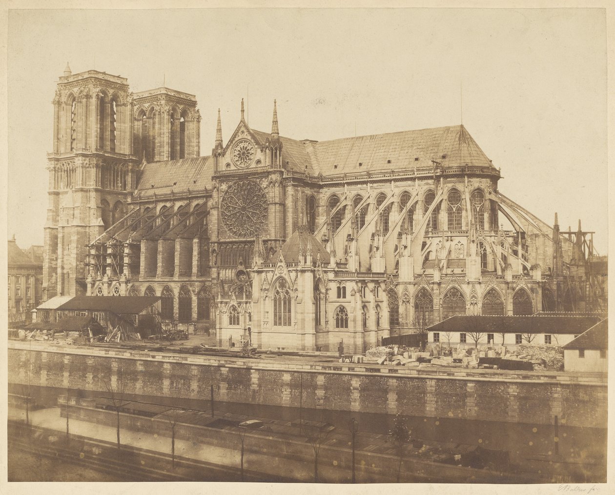 Notre-Dame-katedralen af Édouard Baldus