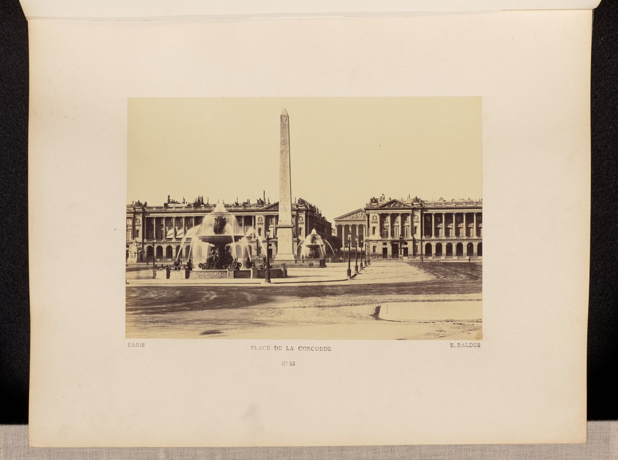 Place de la Concorde (nr. 45) af Édouard Baldus