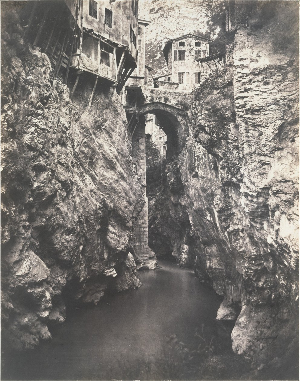 Pont-en-Royans af Édouard Baldus