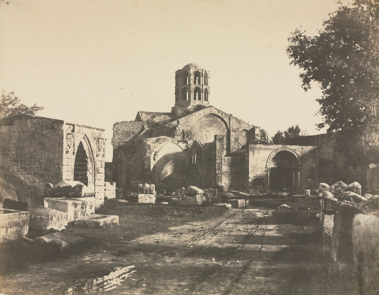 Saint-Honorat, nær Arles af Édouard Baldus