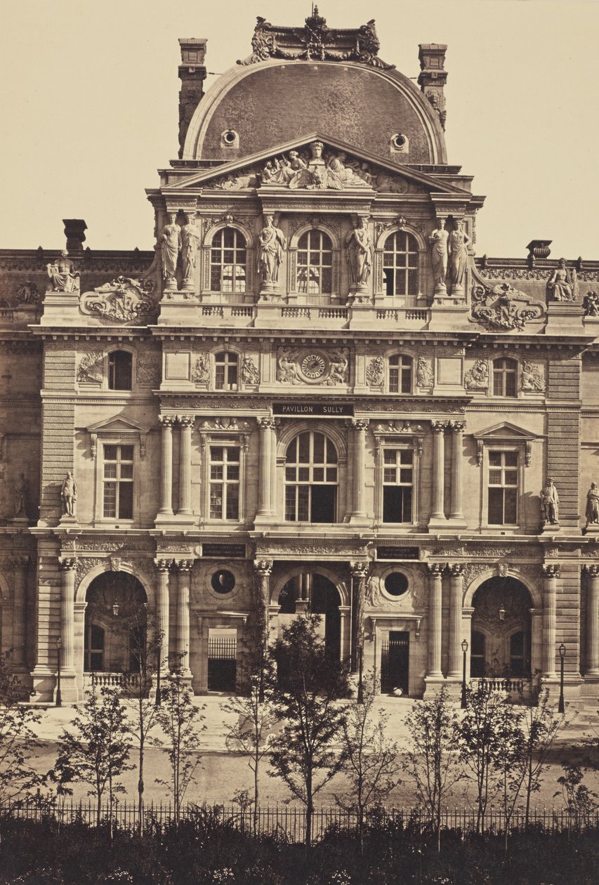 [Sully-pavillonen, Louvre, Paris] af Édouard Baldus