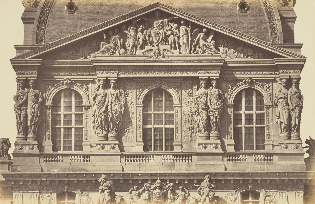 [Anden sal i Pavillon Richelieu, Louvre, Paris] af Édouard Baldus