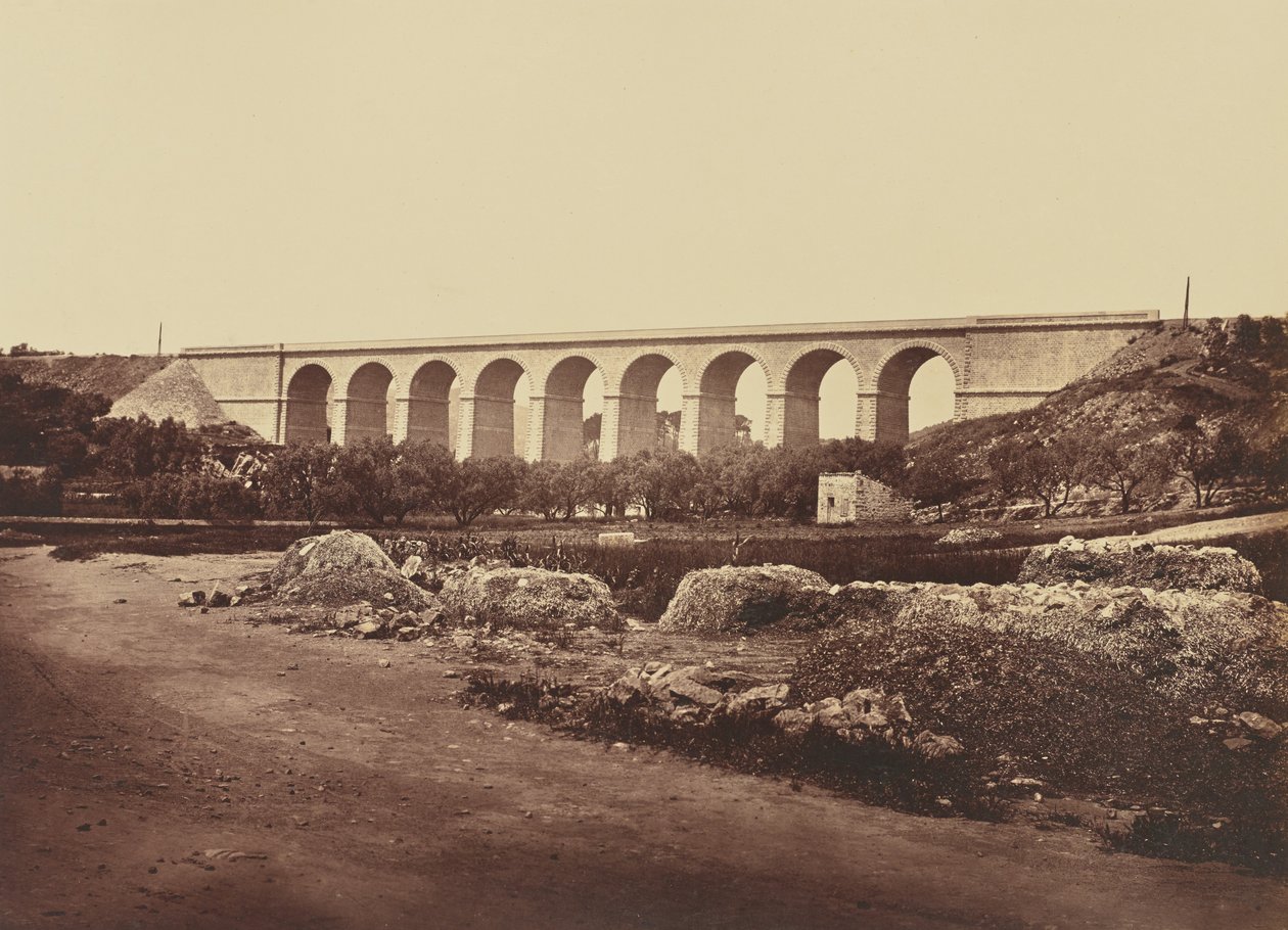 Bandols viadukt af Édouard Baldus