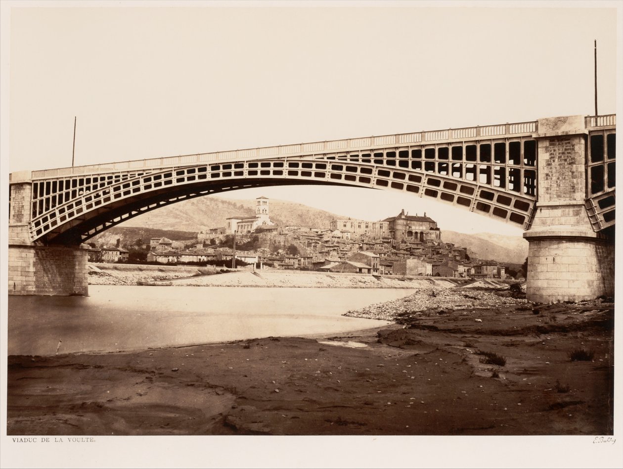 Viadukten ved La Voulte af Édouard Baldus