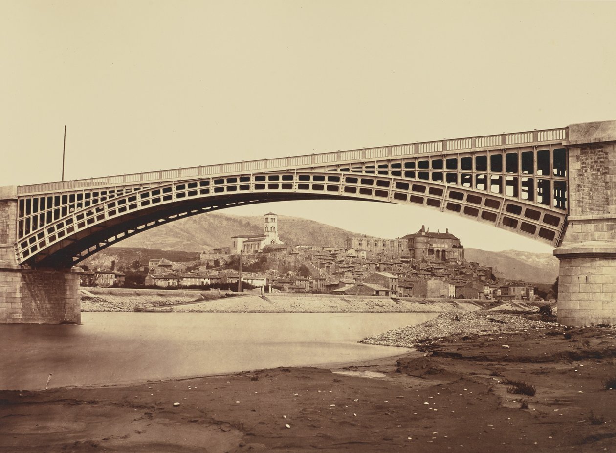 Viadukt ved La Voulte af Édouard Baldus