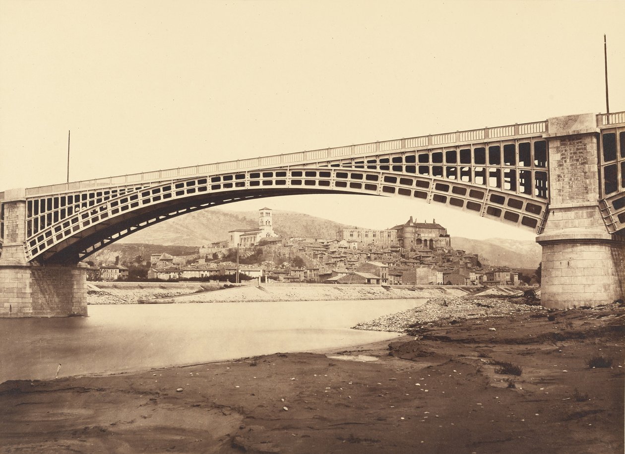 Viadukt ved La Voulte af Édouard Baldus